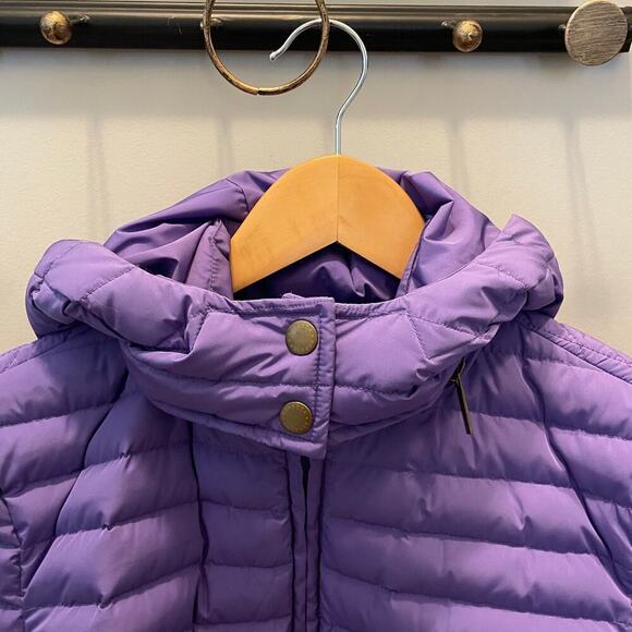 Beretta Down Puffer Quilted Jacket | Violet Liberty, Purple, Removable Hood, 8 - Picture 6 of 10